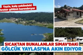 Kütahya’da sıcaktan bunalanlar Gölcük Yaylası’na akın ediyor
