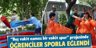 Kütahya’da öğrenciler sporla eğlendi