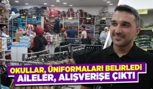 Kütahya’da öğrenci ve aileler forma alışverişinde