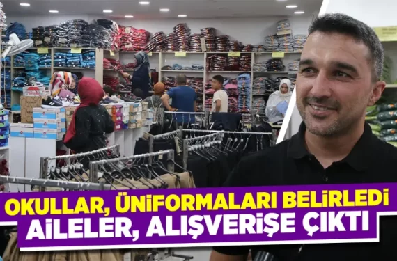 Kütahya’da öğrenci ve aileler forma alışverişinde