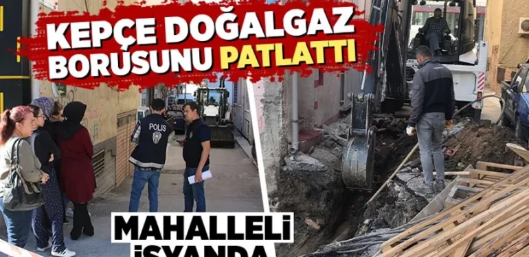 Kütahya’da cami inşaatında doğalgaz borusu patladı