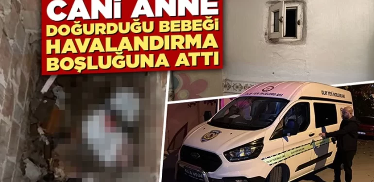 Kütahya’da havalandırma boşluğuna atılan bebek hastaneye kaldırıldı